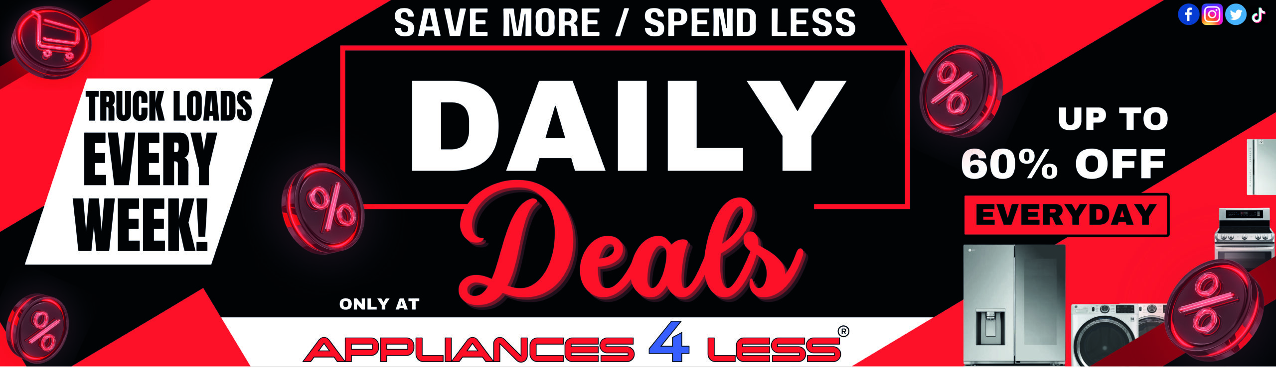 Daily Deals Banner Appliances 4 Less MN